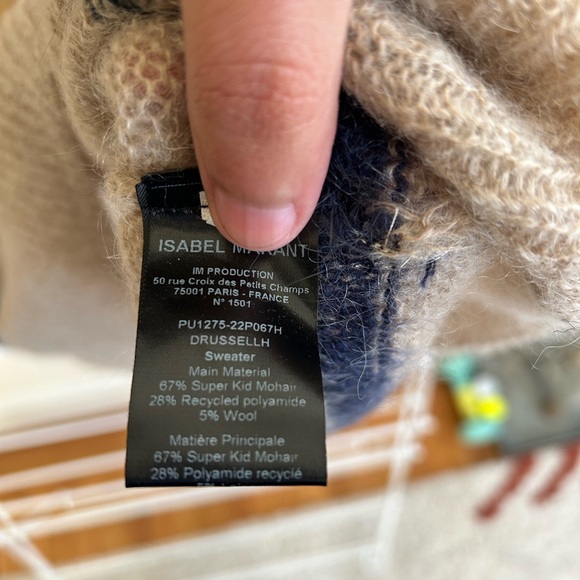 Isabel Marant mohair striped sweater - Picture 4 of 4